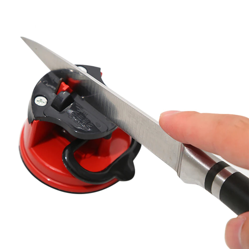 Suction Cup Knife Sharpener Sharpening Tool Easy And Safe To Sharpens Kitchen Chef Knives Damascus Knives Sharpener Kitchen Tool